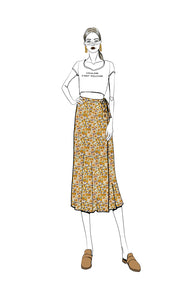 Belle Wrap Skirt Pattern